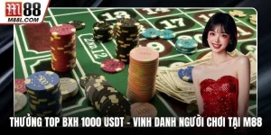 Thưởng Top BXH 1000 USDT – Vinh Danh Người Chơi Tại M88